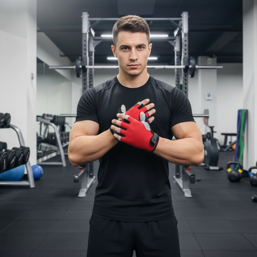 Half Finger Fitness Sports Gloves